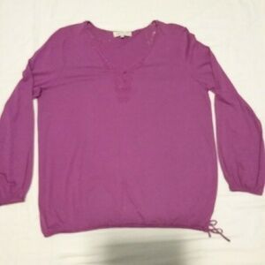 Women's extra large purple blouse